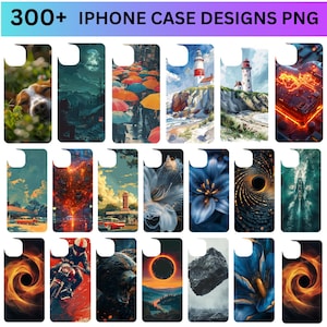 300+ Phone Case Template Designs PNG Bundle, Sublimation Template for iPhone Cases, iPhone Case Template Bundle, Smartphone Case Template