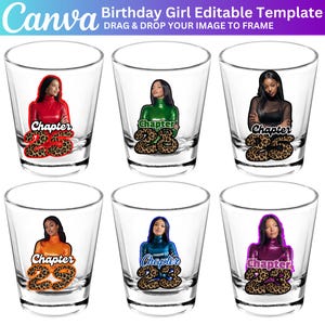 Birthday Party Styrofoam Cup Canva Designs Bundle, Birthday T Shirt Template, Fans, Stickers, Cheetah, Custom Cup Sticker Digital
