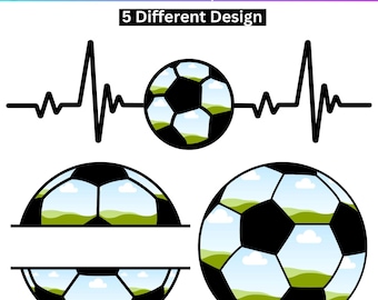 Soccer Photo Collage Canva Editable Template, Sports Photo Collage, Soccer Collage Template, Soccer Picture Collage, Canva Template