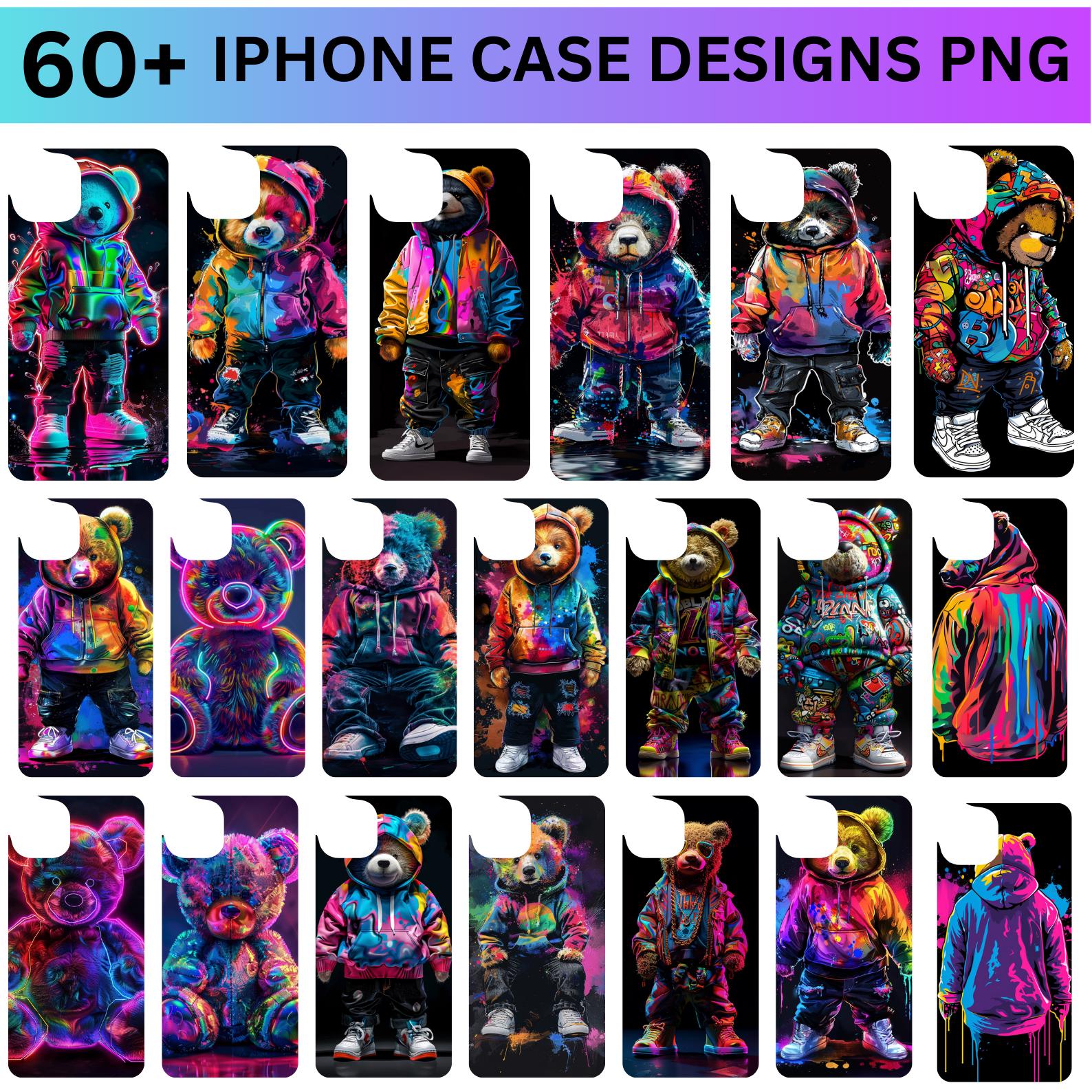 Phone Case Template 60+ Designs PNG Bundle, Sublimation Template for ...