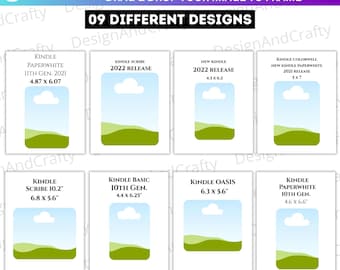 Kindle Insert Template Canva bearbeitbare Vorlage, Kindle Insert Canva, Kindle Insert For Clear Case, Kindle Scribe, Kindle Mockup Designs