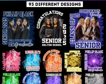 Examensbootleg Canva redigerbar mall, Examensbootleg senior 2025, grattis Canva mall, fyll i din text i designen