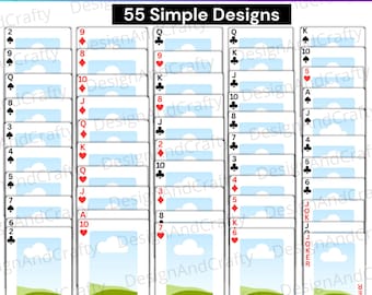 Poker Card Canva Editable Template, Card Sublimation Designs, Play Card Canva Template, Editable Trading Card, Blank Playing Cards Templates