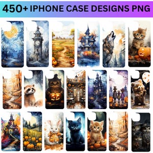 Paquete de plantillas para fundas de teléfono con más de 450 diseños en formato PNG, plantillas de sublimación para fundas de iPhone, paquete de plantillas para fundas de iPhone, plantillas para fundas de smartphone