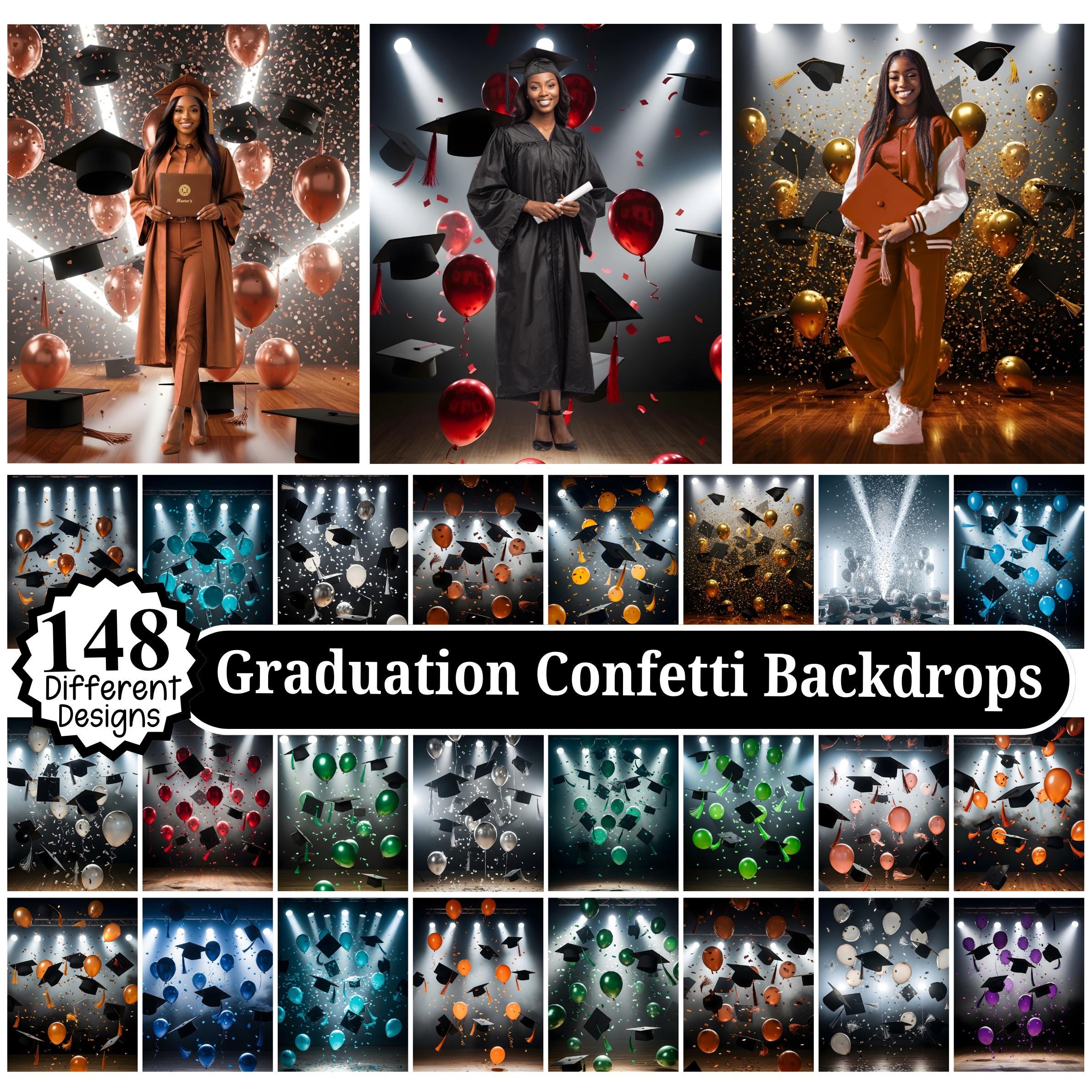 140+ Graduation Digital Backdrops Bundle, Class of 2026 Photo ...