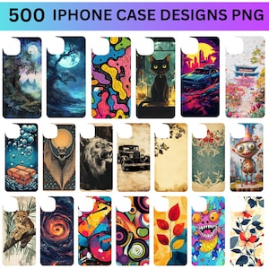 500 sjabloonontwerpen telefoonhoesje PNG-bundel, sublimatiesjabloon voor iPhone-hoesjes, sjabloonbundel iPhone-hoesje, sjabloon smartphonehoesje