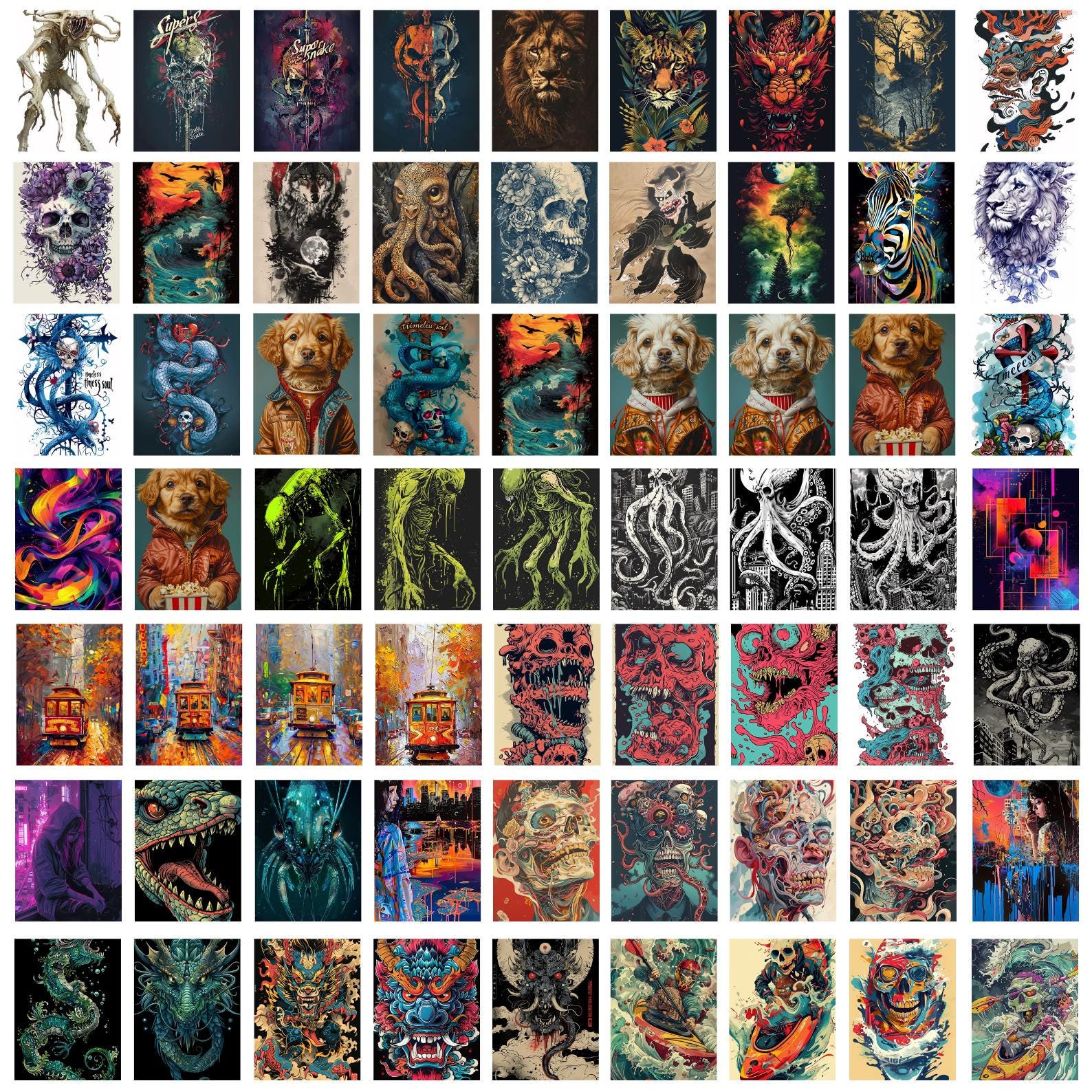 9500+ Phone Case Template Designs PNG Mega Bundle, Sublimation Template