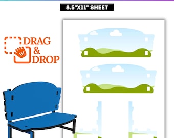 Memorial Bench Template, Canva Editable Memorial Bench, Sublimation Bench Blank, Canva Drag And Drop Memorial Keepsakes Digital Download