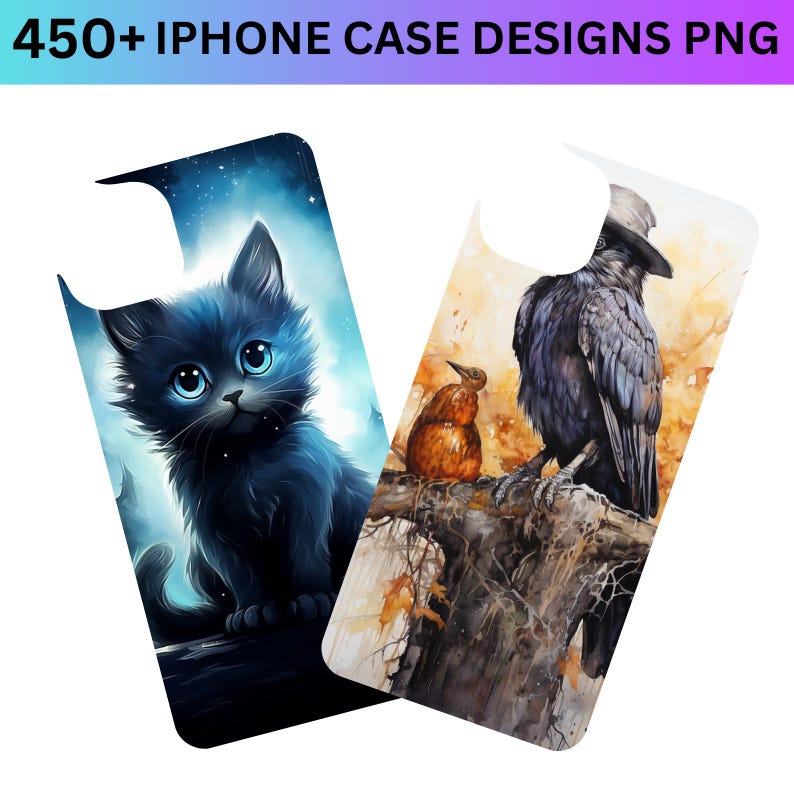 Phone Case Template 450+designs PNG Bundle, Sublimation Template for ...