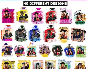 2025 Senior Grad School Canva Editable Template, 2025 Grad School Shirt, Senior Bootleg Rap Tee, Graduation High School T Shirt Designs