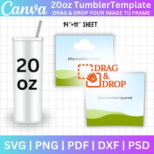 20oz Coffee Mug Template - Etsy