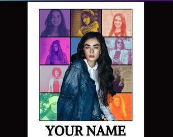 Custom Eras Canva Editable Template, Custom Eras Tour Poster, Canva Drag & Drop Design, Era's Themed Party, Custom Eras Tour Poster Template