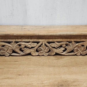 Fully Handmade wood carving wall shelf/Wall bracket Wood/ Hand Carved wall Hand Carved wall shelf/Wood Carving Wall Shelf