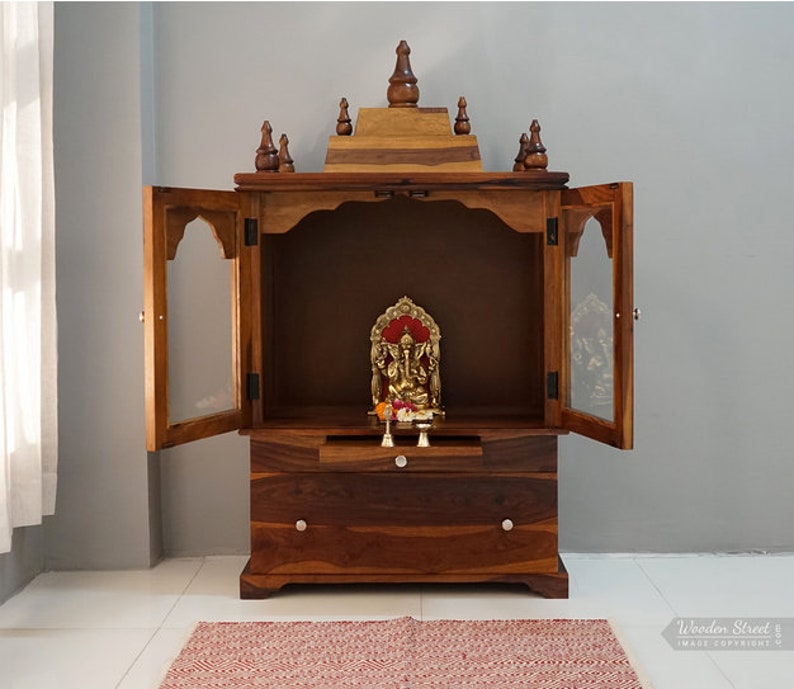 Carved Wooden Templeindian Temple for Hometemple Etsy