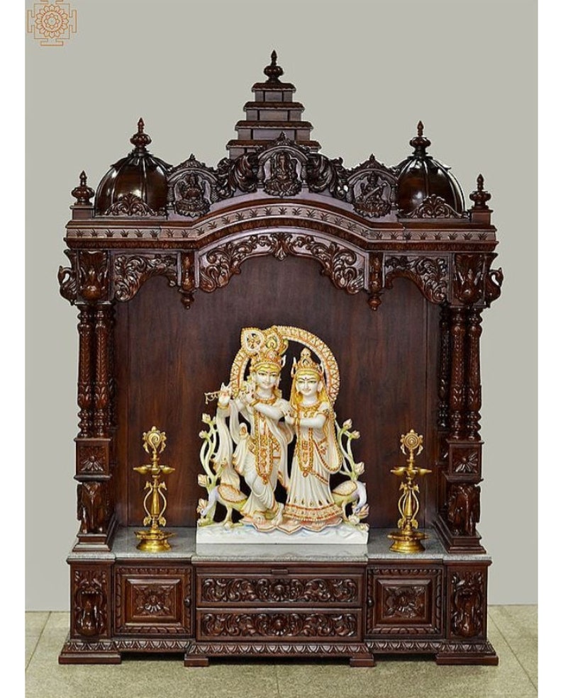Wooden Home Temples , Hindu Mandir, Home Temple, Home Temple, Carved Wooden Temple ,indian