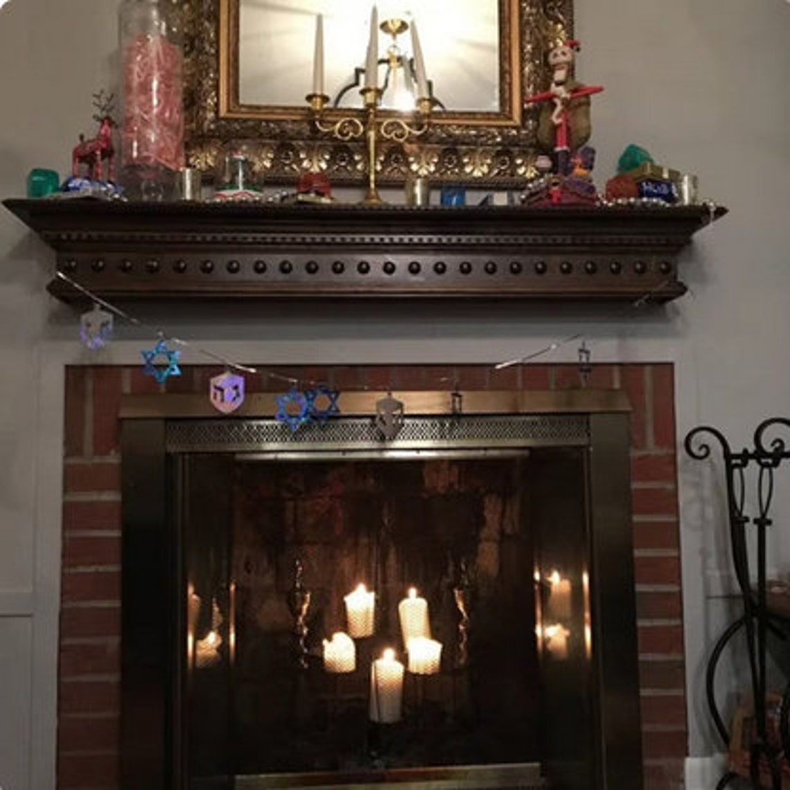 Dentil Crown Molding Mantel With Hardwood Domes Wooden Wall Etsy