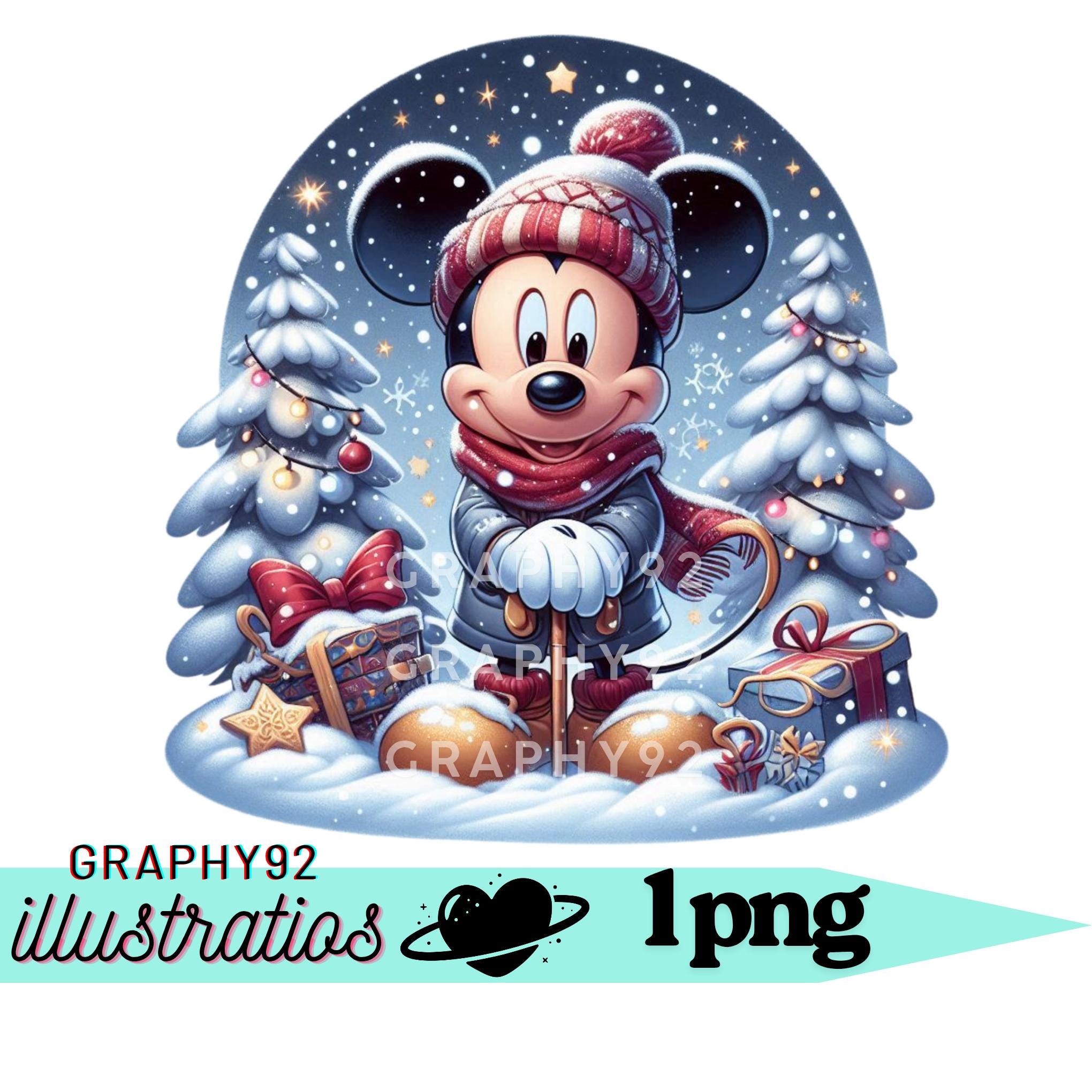 ミッキーマウスのPNGクリップアート、ミッキーマウスの冬のデザイン