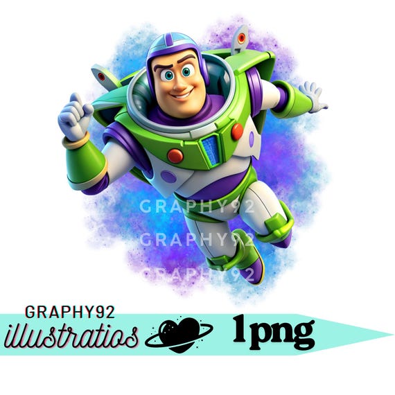 Buzz Lightyear Png Clipart, Buzz Lightyear Watercolor Background