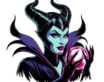 maleficent png clipart, villain maleficent, princess villain, instant download