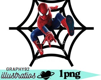 Spiderman png clipart,  spiderman png bundle, spiderman shirt design, super hero png, hero  png, instant download