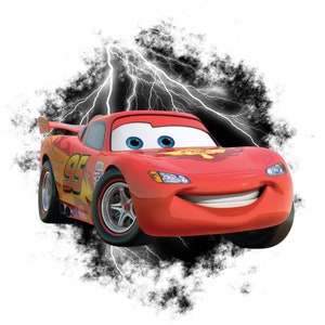 Lightning McQueen aquarell Hintergrund, Autos png, Lightning mcqueen png Clipart, sofortiger Download