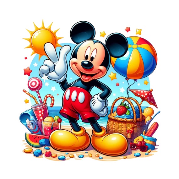 Mickey Mouse Png Clipart, Mickey Mouse Summer, Mickey Holiday