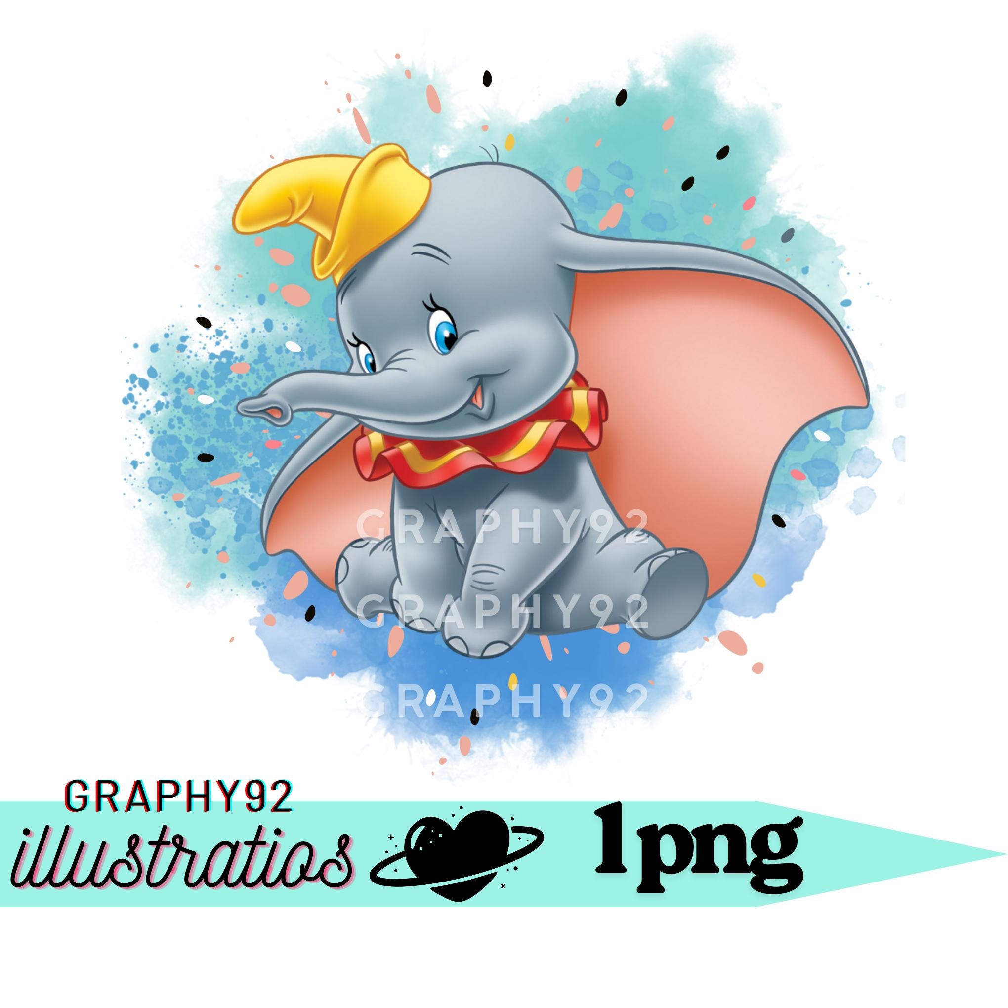 世界限定150枚 レア☆ダンボ DUMBO 象☆スタンプアートギャラリー 世界