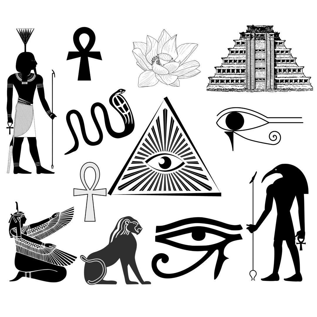 Egyptian Png Bundle, Egyptian Collection, Egyptian Png Symbols ...