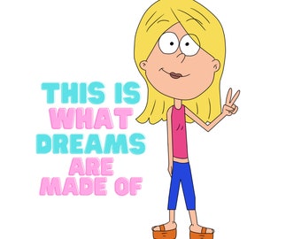 Lizzie  McGuire png clipart, lizzie mcguire png design, instant download