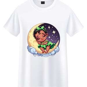 Tiana on the Moon, Princess Tiana Png Clipart, Baby Tiana, the Princess