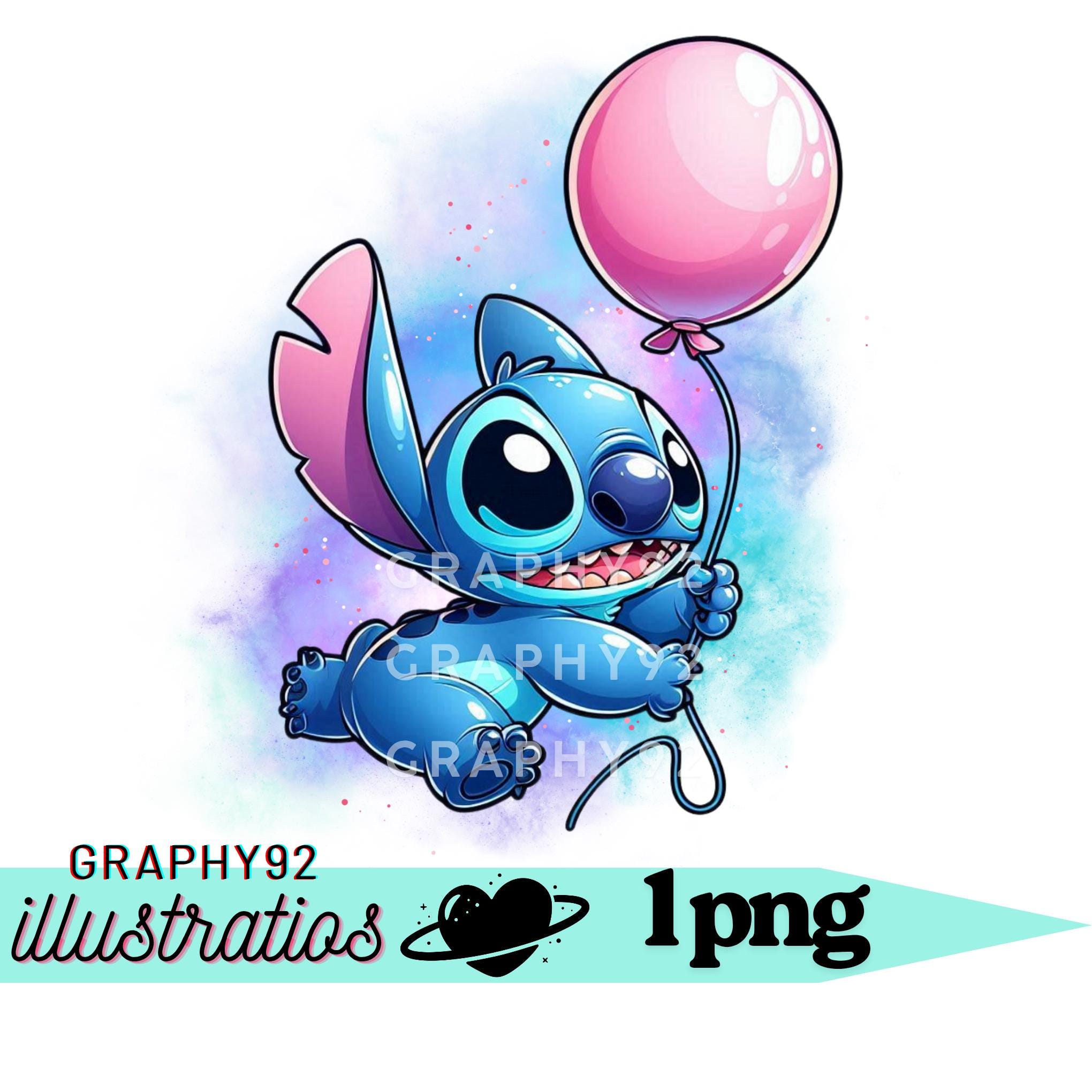 Palloncino Di Neve Stitch Ufficiale | Simpatico Regalo Per Bambini | Decorazione Festa A Tema Disney