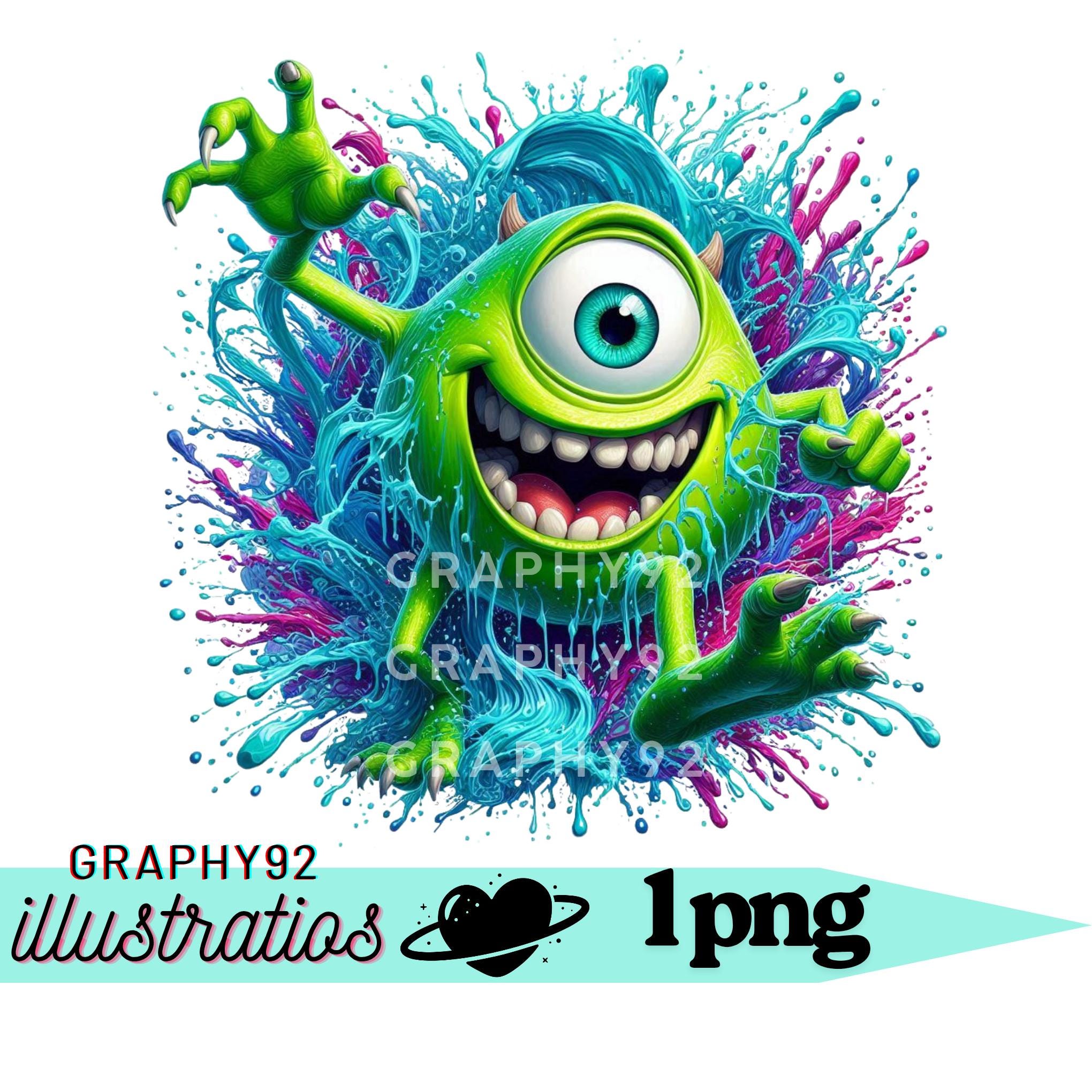 マイク・ワゾウスキのPNGクリップアート、モンスターズ・インクのPNG