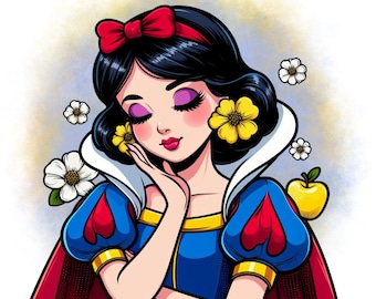 Snow white png clipart, Princess snow white, Princess birthday, instant download