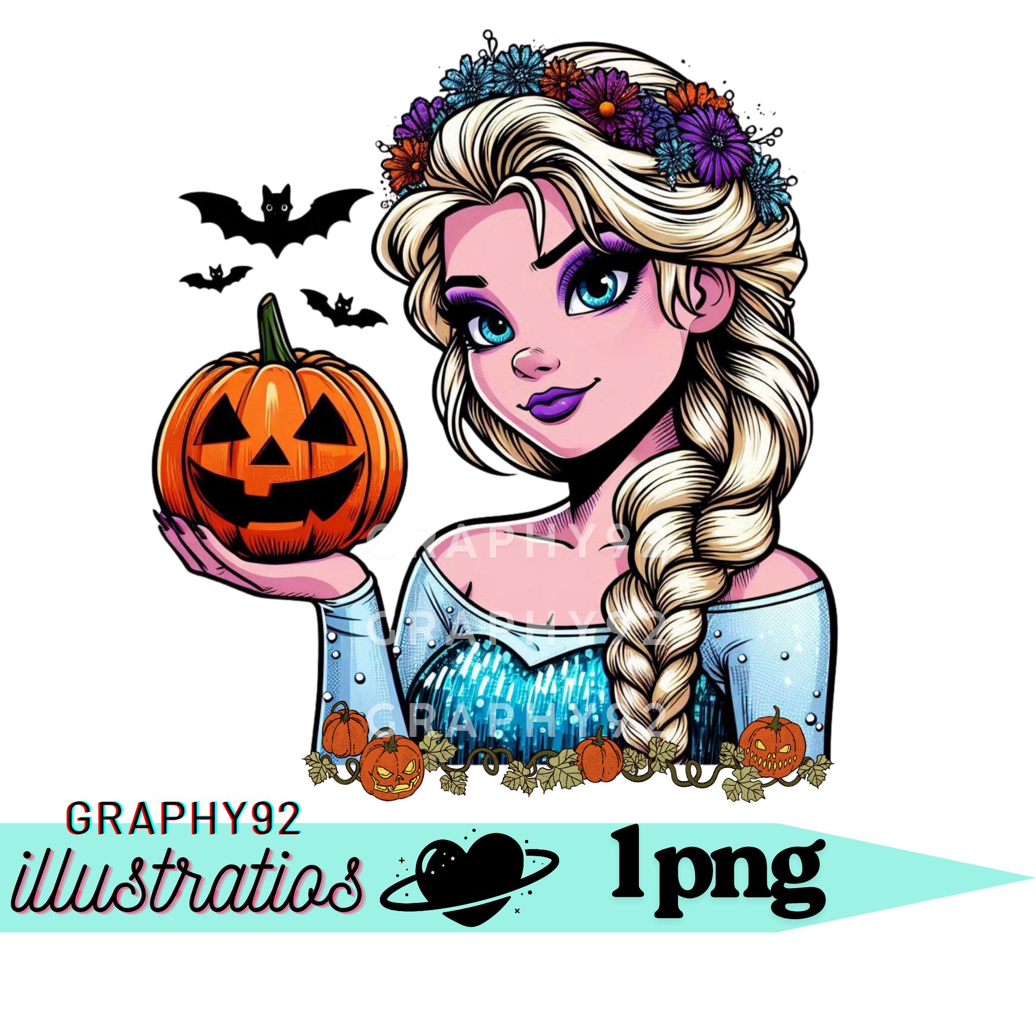 エルサP. 'Elsa' Pewchan  Queen F307 子株 Princess Elsa Png Clipart, Princess Elsa Halloween, Elsa Pumpkin
