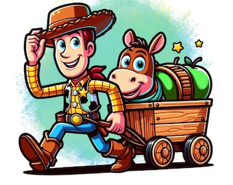 sheriff woody png clipart, bullseye png, toy story characters, cute sheriff woody, instant download