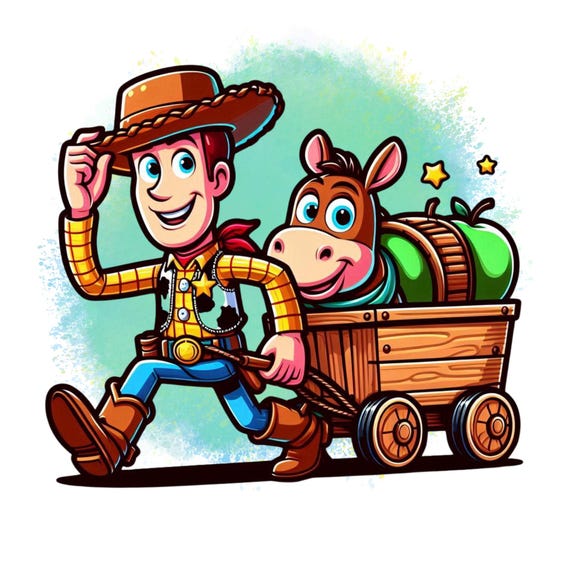 保安官ウッディのPNGクリップアート、ブルズアイPNG、トイストーリーの