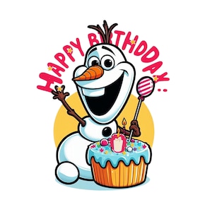olaf birthday, olaf png clipart, frozen olaf, elsa olaf, instant download