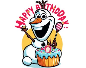 オラフの誕生日、オラフのPNGクリップアート、アナと雪の女王のオラフ