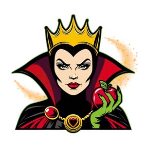 evil queen png clipart, snow white evil queen, villain evil queen, snow white villain, instant download