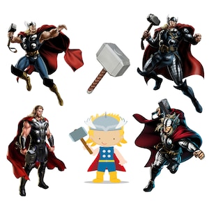 Thor png bundle,  thor png clipart set,  super hero png, thor png, instant download,  high quality
