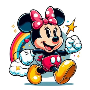 minnie mouse png clipart, cute minnie mouse image, minnie mouse png, instant download