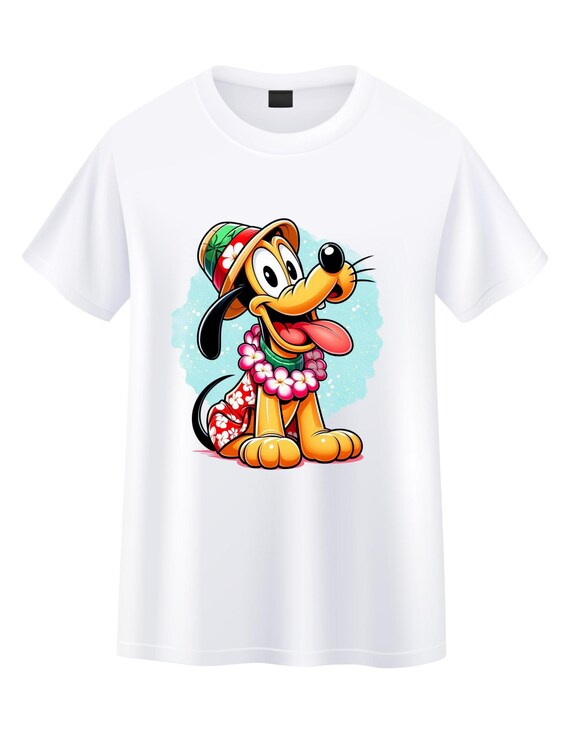 Pluto Summer Vacation, Pluto Hawaiian, Pluto Png Clipart, Mickey