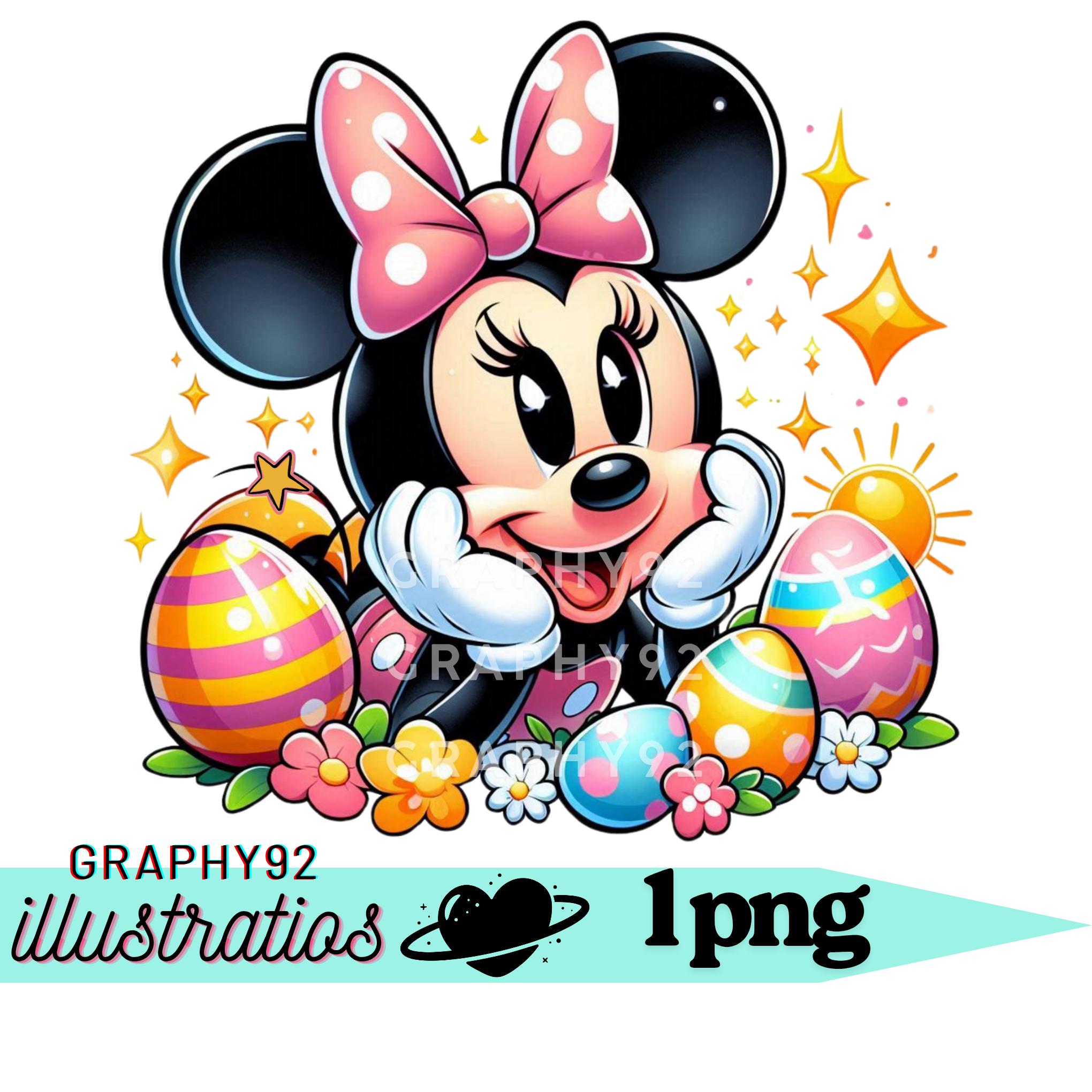 Minnie Mouse Easter, Minnie Mouse Png Clipart, Minnie Mouse Easter Egg ...