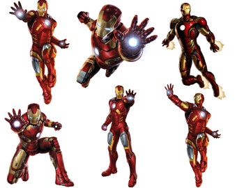 Iron man png bundle, Iron man png clipart set, iron man package, super hero png, instant download,  high quality