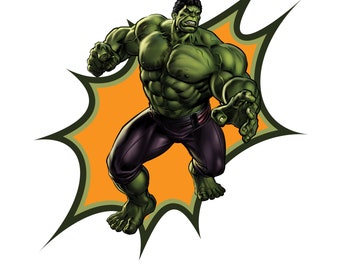 Hulk png clipart, hulk bang design, super hero png, instant download,  high quality