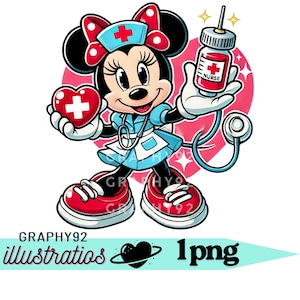 Minnie mouse nurse - Etsy 日本
