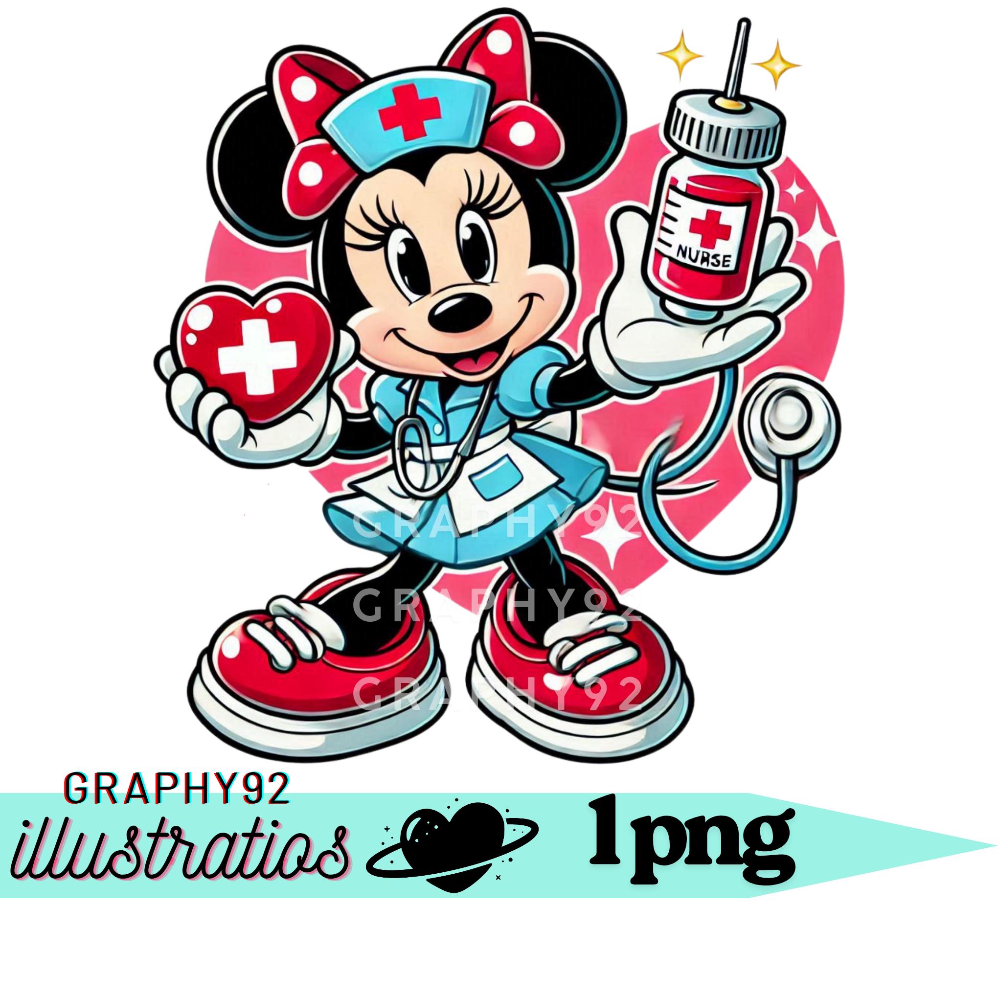Minnie mouse nurse - Etsy 日本