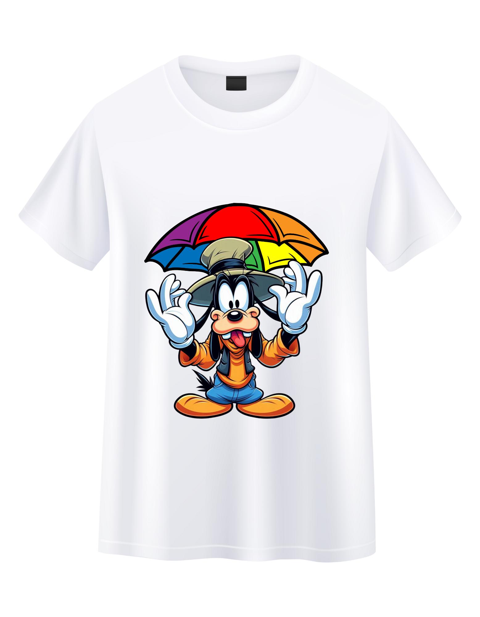 Goofy Png Clipart, Goofy Umbrella, Mickey Mouse Friends, Instant