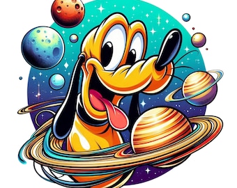 ミッキーマウス プルート 水彩画背景、プルート PNG クリップアート