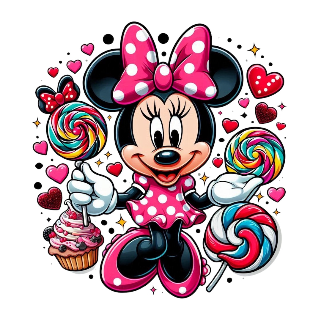 Minnie Mouse Sweet, Minnie Mouse Cake, Minnie Mouse Png Clipart ...